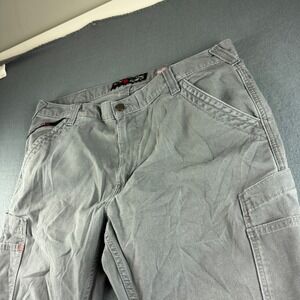 Ariat Pants Mens 42x32* Gray M5 FR Straight Leg Flame Resistant Cordura Workwear